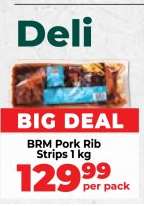 BRM Pork Rib Strips 1 kg