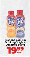 Danone Yogi Sip Drinking Yoghurt Assorted
