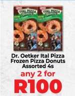 Dr. Oetker Ital Pizza Frozen Pizza Donuts Assorted 4s