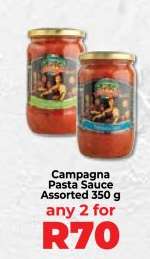 Campagna Pasta Sauce Assorted 350 g