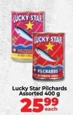 Lucky Star Pilchards Assorted 400 g