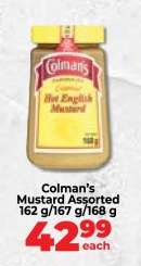 Colman's Mustard Assorted