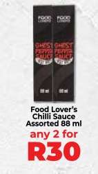 Food Lover’s Chilli Sauce Assorted 88 ml