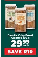 Danvita Crisp Bread Assorted 130 g