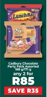 Cadbury Chocolate Party Pack Assorted