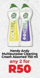 Handy Andy Multipurpose Cleaning Cream Assorted 750 ml