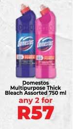 Domestos Multipurpose Thick Bleach Assorted 750 ml
