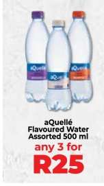 aQuellé Flavoured Water Assorted 500 ml