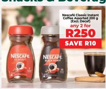Nescafé Classic Instant Coffee Assorted 200 g (Excl. Decaf)