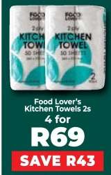 Food Lover’s Kitchen Towels 2s