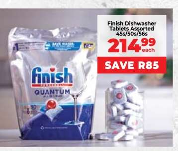 Finish Dishwasher Tablets Assorted 45s/50s/56s