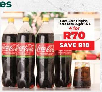 Coca-Cola Original Taste Less Sugar 1.5 L