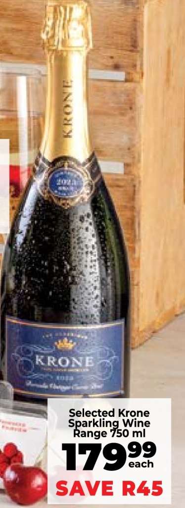 Selected Krone Sparkling Wine Range 750 ml