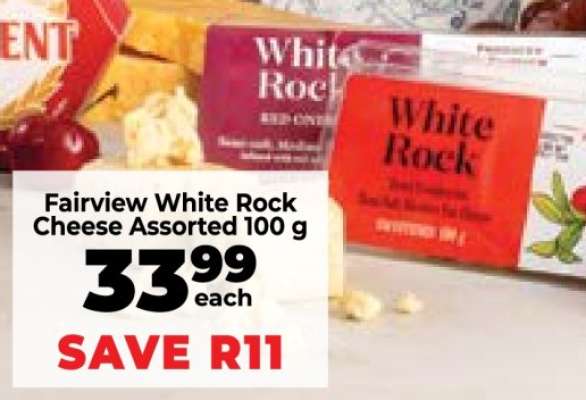 Fairview White Rock Cheese Assorted 100 g