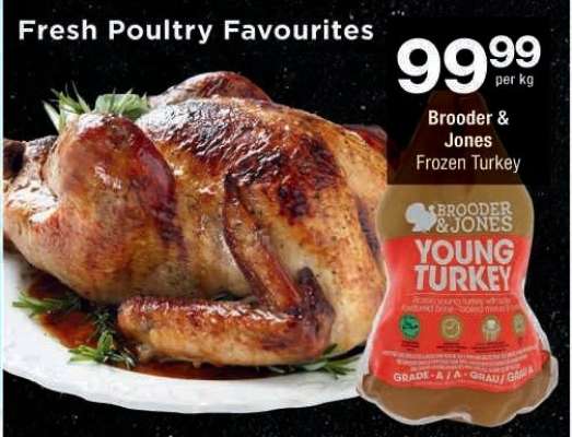 Brooder & Jones Frozen Turkey
