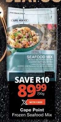 Cape Point Frozen Seafood Mix