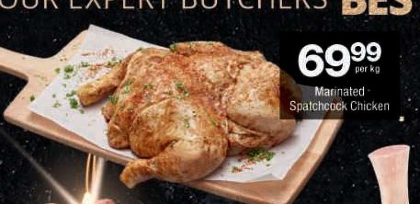 MARINATED SPATCHCOCK CHICKEN