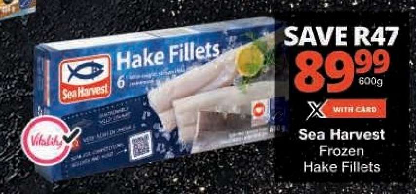 Sea Harvest Frozen Hake Fillets