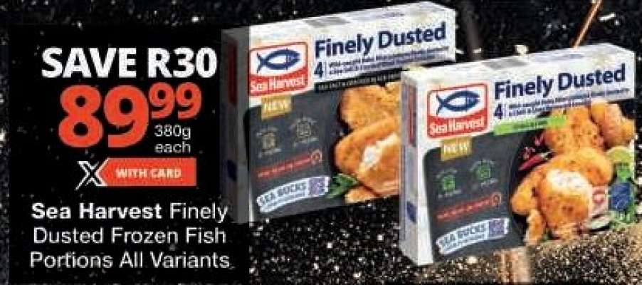 Sea Harvest Finely Dusted Frozen Fish Portions