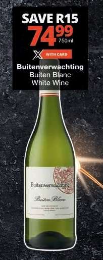 Buitenverwachting Buiten Blanc White Wine