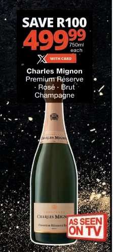Charles Mignon Premium Réserve Rosé Brut Champagne