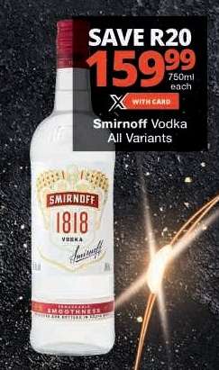 Smirnoff Vodka