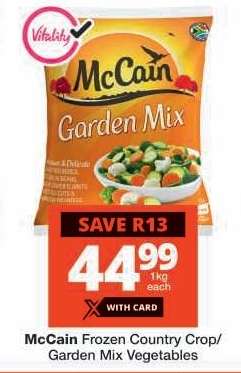 McCain Frozen Country Crop/Garden Mix Vegetables