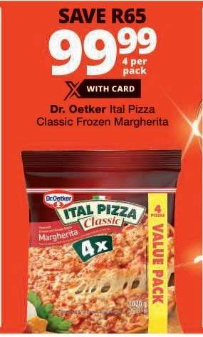 Dr. Oetker Ital Pizza Classic Frozen Margherita