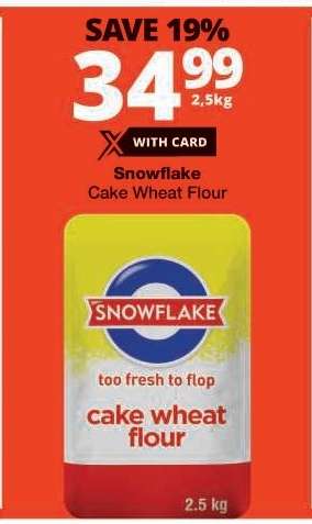 SNOWFLAKE CAKE WHEAT FLOUR