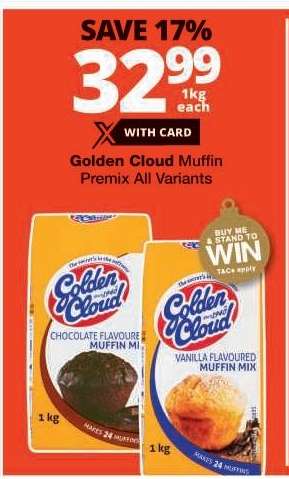 Golden Cloud Muffin Premix All Variants
