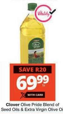 Clover Olive Pride Blend of Seed Oils & Extra Virgin Olive Oil