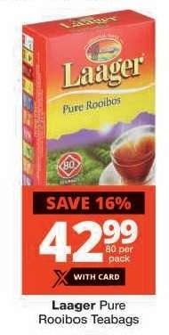Laager Pure Rooibos Teabags