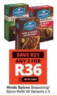 Hinds Spices Seasoning/Spice Refill