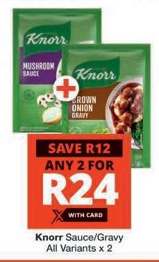KNORR SAUCE/GRAVY