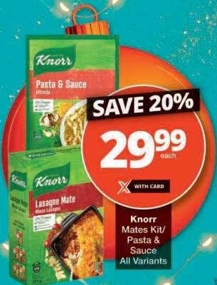 Knorr Mates Kit/ Pasta & Sauce