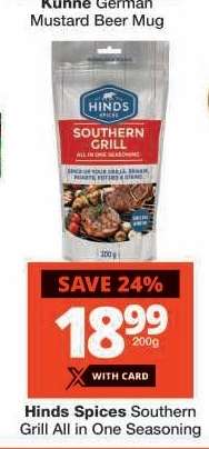 HINDS SPICES SOUTHERN GRILL ALL-IN-ONE SEASONING
