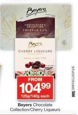 Beyers Chocolate Collection/Cherry Liqueurs