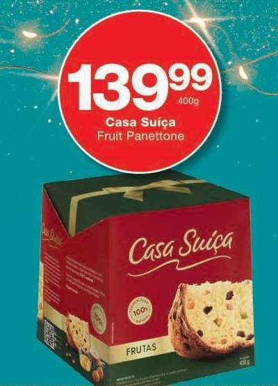 Casa Suíça Fruit Panettone