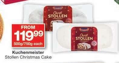 Kuchenmeister Stollen Christmas Cake