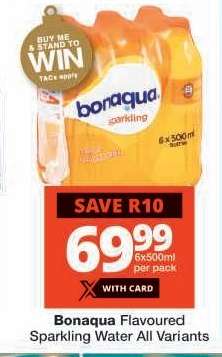 Bonaqua Flavoured Sparkling Water All Variants