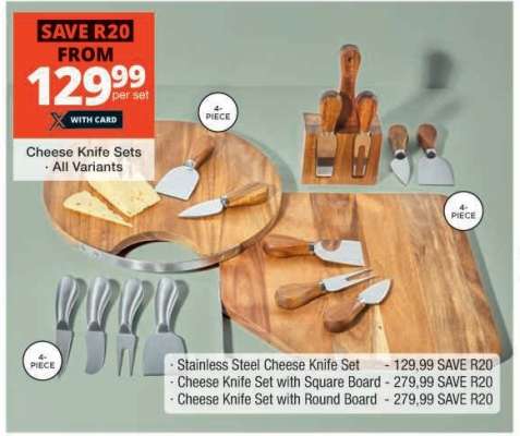 Cheese Knife Sets - All Variants