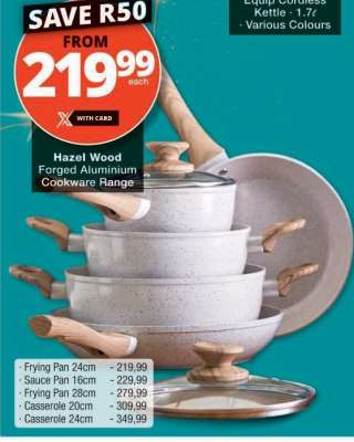 Hazel Wood Forged Aluminum Cookware Range