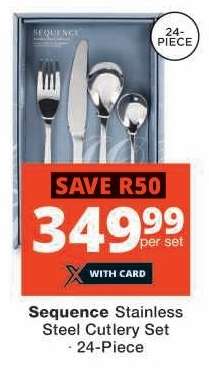Sequence Stainless Steel Cutlery Set