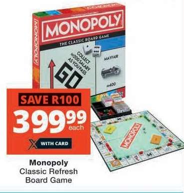 Monopoly Classic Refresh Board Game