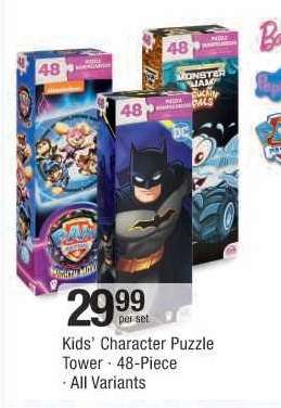 Kids’ Character Puzzle Tower