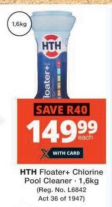 HTH Floater+ Chlorine Pool Cleaner