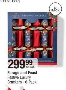 Forage and Feast Festive Luxury Crackers