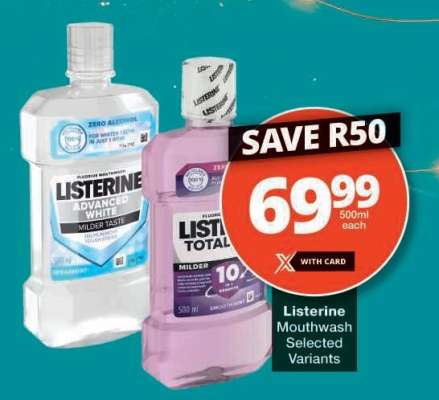 LISTERINE MOUTHWASH