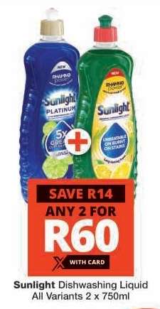 Sunlight Dishwashing Liquid