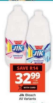 JIK BLEACH all variants